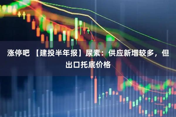 涨停吧 【建投半年报】尿素：供应新增较多，但出口托底价格