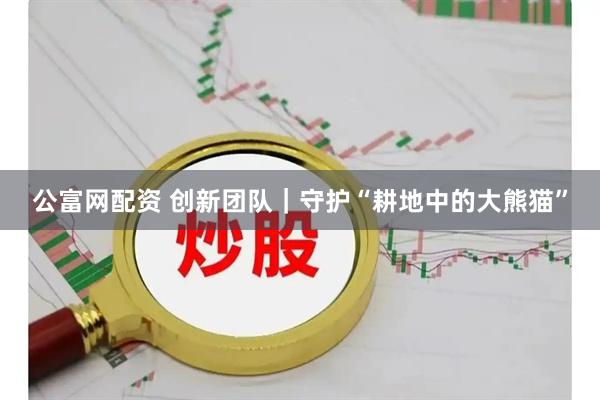 公富网配资 创新团队｜守护“耕地中的大熊猫”