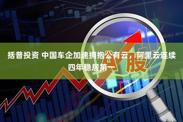 括普投资 中国车企加速拥抱公有云，阿里云连续四年稳居第一